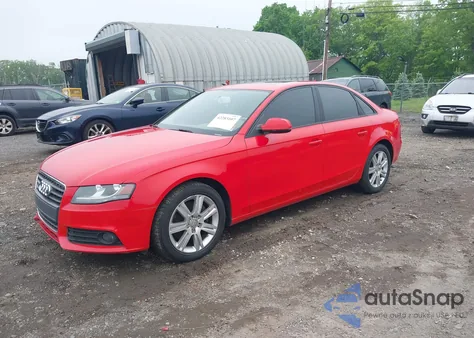 2011 Audi A4 2.0T Premium from USA, damaged, VIN WAUBFAFL8BN047763